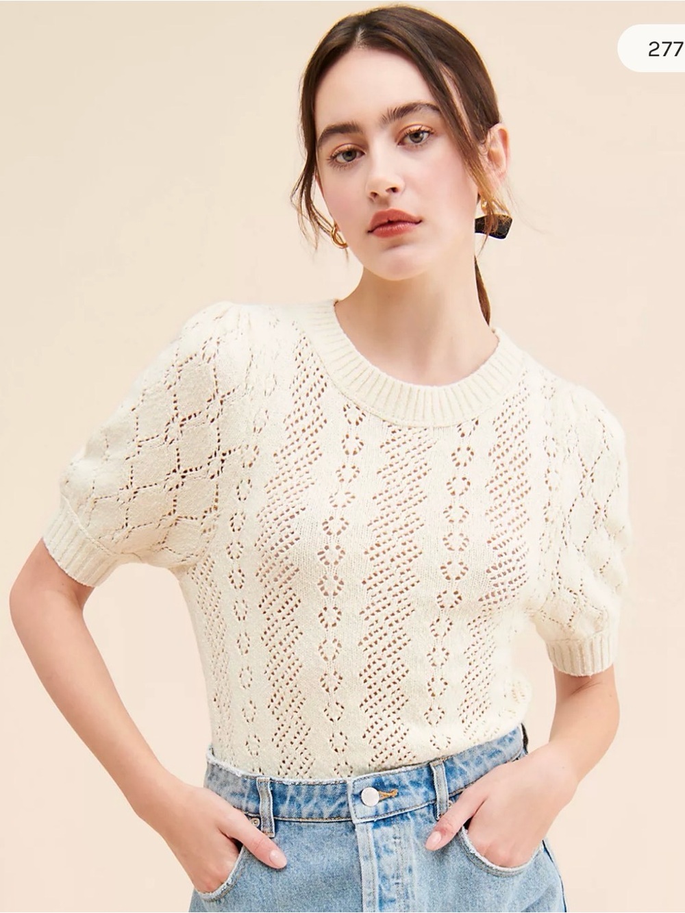 Free People Eloise Knit Pullover Size XS
